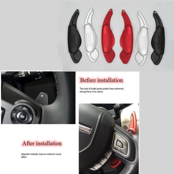 aluminium alloy car steering wheel shift paddle extension shifters replacement for rangerover xfl xe xf xj f-pace f-type
aluminium alloy car steering wheel shift paddle extension shifters replacement for rangerover xfl xe xf xj f-pace f-type