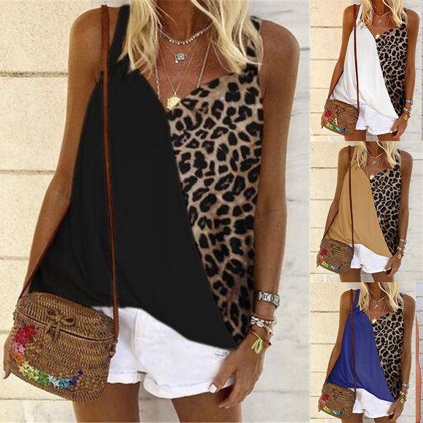 2020 women summer boho casual beach printed leopard strip strap halter tank vest female plus sizes ladies shirt camis, White
2020 women summer boho casual beach printed leopard strip strap halter tank vest female plus sizes ladies shirt camis, White
