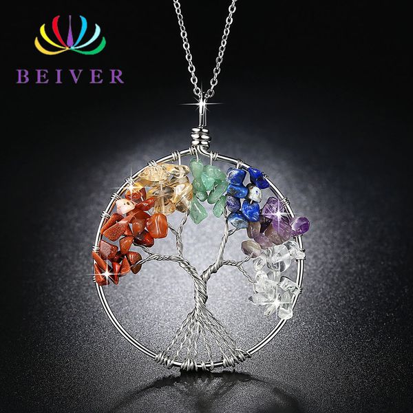 beiver 100% hand make rainbow life tree necklace for women silver color party jewelry ladies gifts dropshipping ln0219bj-c
beiver 100% hand make rainbow life tree necklace for women silver color party jewelry ladies gifts dropshipping ln0219bj-c