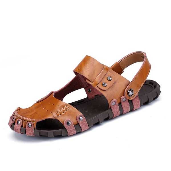 2020 genuine leather sandals men shoes soft luxury covered toes slippers summer fashion black rome sandals comfort beach
2020 genuine leather sandals men shoes soft luxury covered toes slippers summer fashion black rome sandals comfort beach