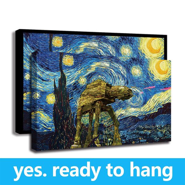 framed wall art modern van gogh starry sky fighting machine houses wall poster print art home decor - ready to hang - framed
framed wall art modern van gogh starry sky fighting machine houses wall poster print art home decor - ready to hang - framed