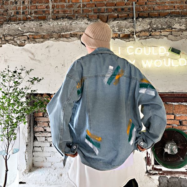 autumn new denim jacket men fashion wash printing casual denim jacket man streetwear wild hip hop loose bomber m-2xl, Black;brown
autumn new denim jacket men fashion wash printing casual denim jacket man streetwear wild hip hop loose bomber m-2xl, Black;brown