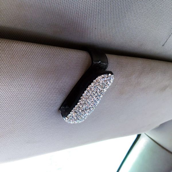 car bling sunglasses holder clip holder portable auto fastener clip rhinestone diamond decoration car ornament
car bling sunglasses holder clip holder portable auto fastener clip rhinestone diamond decoration car ornament