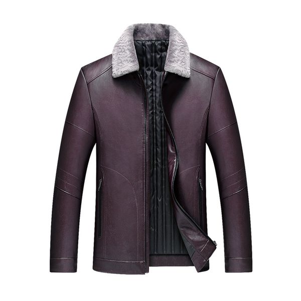 mens winter pu leather down coats turn down fur collar 90% duck jackets men parkas outwear male pu overcoat jk-780, Black
mens winter pu leather down coats turn down fur collar 90% duck jackets men parkas outwear male pu overcoat jk-780, Black