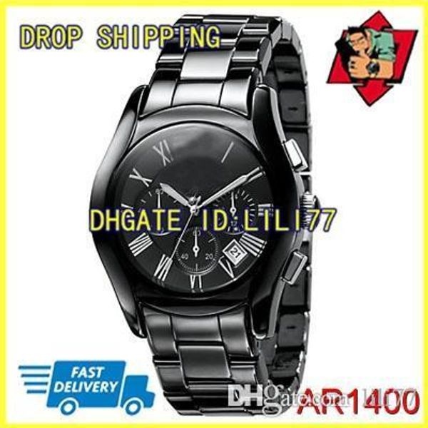 100 original japan movement new lover ceramic black chronograph dial quartz wri t watch ar1400 ar1401
100 original japan movement new lover ceramic black chronograph dial quartz wri t watch ar1400 ar1401