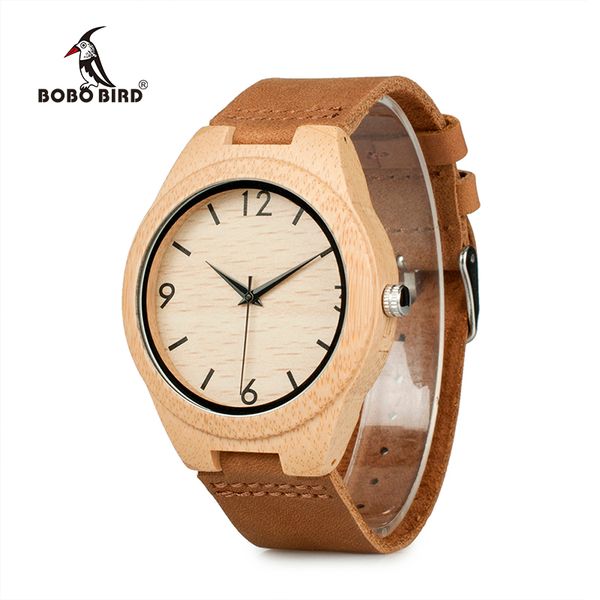 bobo bird wa31a32 bamboo wooden watches for men women number scales leather band lovers quartz watch, Slivery;brown
bobo bird wa31a32 bamboo wooden watches for men women number scales leather band lovers quartz watch, Slivery;brown