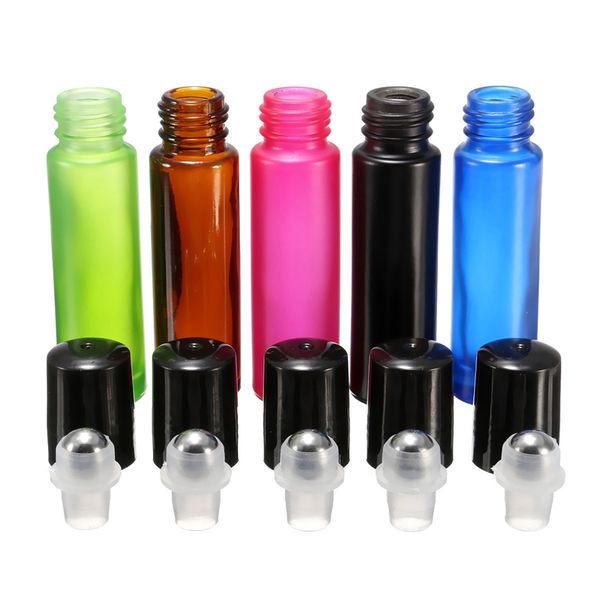 5pcs mixed colorful 10ml roll on glass bottle essential oil perfume roller ball
5pcs mixed colorful 10ml roll on glass bottle essential oil perfume roller ball