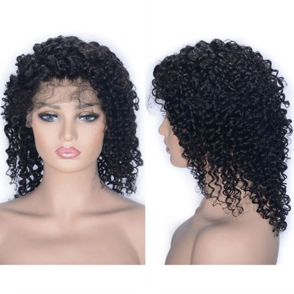 kinky curly lace front wig for women malaysian virgin hair wig with baby hair short human hair wig, Black;brown
kinky curly lace front wig for women malaysian virgin hair wig with baby hair short human hair wig, Black;brown