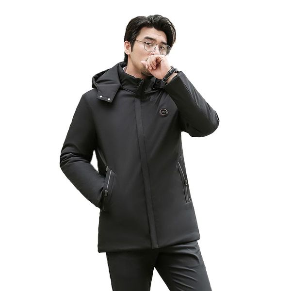 2019 new men's winter down jacket middle-aged warm thick winter long coat cotton clothes men parkas, Black
2019 new men's winter down jacket middle-aged warm thick winter long coat cotton clothes men parkas, Black