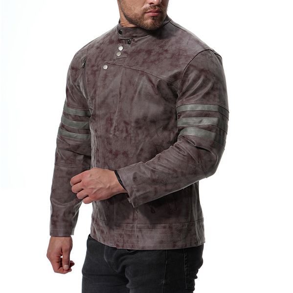 autumn m-5xl large size men's clothing retro old locomotive pu leather clothing black browm colors trendy men's leather jacket
autumn m-5xl large size men's clothing retro old locomotive pu leather clothing black browm colors trendy men's leather jacket