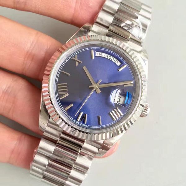 2019 hot sale day date 228239 men's watch 2813 automatic movement blue 40MM dial original stainless steel strap wristwatch free shipping
2019 hot sale day date 228239 men's watch 2813 automatic movement blue 40MM dial original stainless steel strap wristwatch free shipping