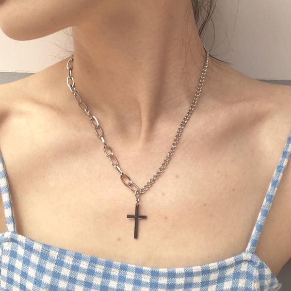 silver color cross pendant necklace for women sweet double chains clavicle chain short necklaces female 2020 fashion jewelry new
silver color cross pendant necklace for women sweet double chains clavicle chain short necklaces female 2020 fashion jewelry new