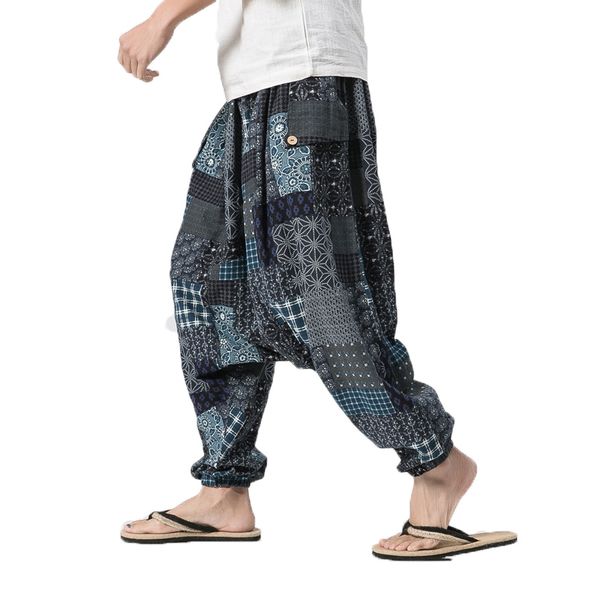 men cross- pants 2019 autumn hip hop line cotton harem pants men casual loose trousers drawstring joggers black m-5xl
men cross- pants 2019 autumn hip hop line cotton harem pants men casual loose trousers drawstring joggers black m-5xl