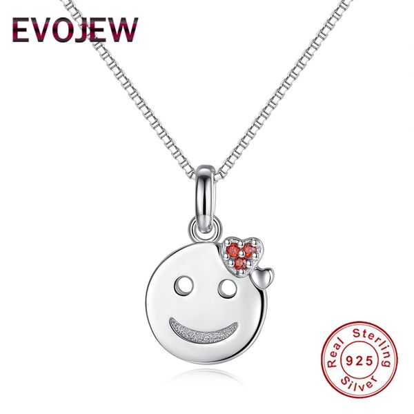 evojew fashion smile face 925 sterling silver necklace women pendant choker statement necklace girl gift new arrival
evojew fashion smile face 925 sterling silver necklace women pendant choker statement necklace girl gift new arrival