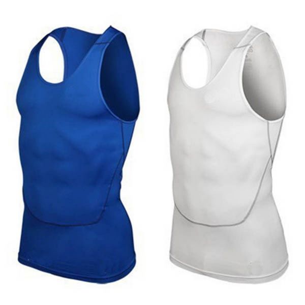 men's body compression base layer sleeveless training gym vest thermal under tees tank fitness tights high elasticity, Black;blue
men's body compression base layer sleeveless training gym vest thermal under tees tank fitness tights high elasticity, Black;blue