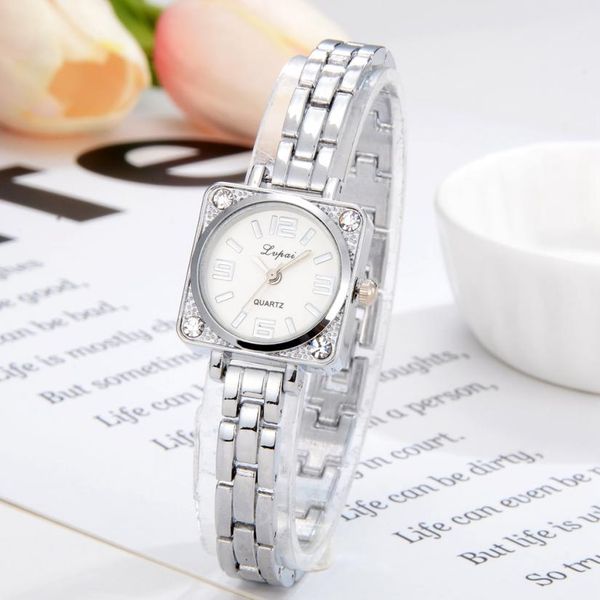 bracelet watch for women ladies new 2018 quartz-watch clock female stianless steel square crystal wristwatches montres#115, Slivery;brown
bracelet watch for women ladies new 2018 quartz-watch clock female stianless steel square crystal wristwatches montres#115, Slivery;brown