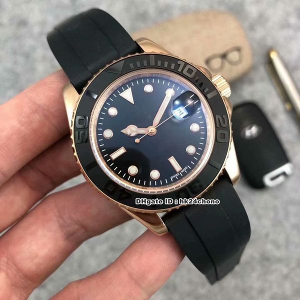 4 style ym 40mm rose gold automatic mens watch 126655 sapphire mirror black dial dial rubber strap original clasp gents watches, Slivery;brown
4 style ym 40mm rose gold automatic mens watch 126655 sapphire mirror black dial dial rubber strap original clasp gents watches, Slivery;brown