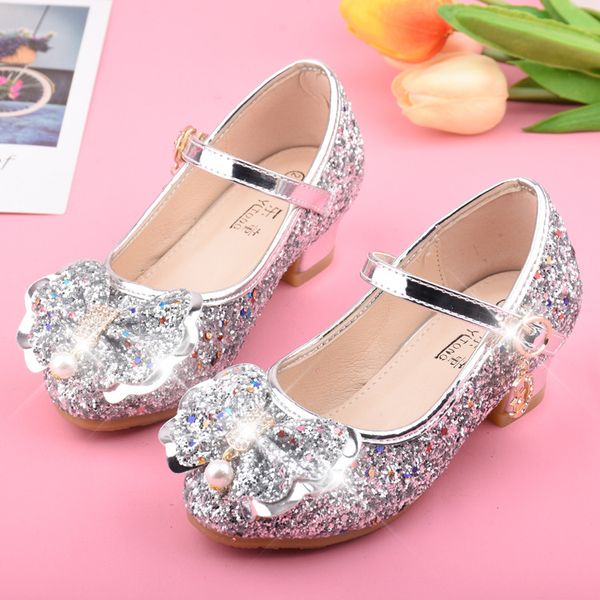 children princess shoes silver high heels girl's piano performance crystal shoes versitile fashion sequin girl's shoes
children princess shoes silver high heels girl's piano performance crystal shoes versitile fashion sequin girl's shoes