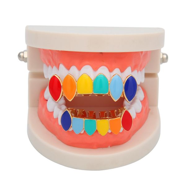 special offer models braces europe and america hip hop gold-plated colorful braces men rap rappers braces trend hip hop jewelry, Black
special offer models braces europe and america hip hop gold-plated colorful braces men rap rappers braces trend hip hop jewelry, Black