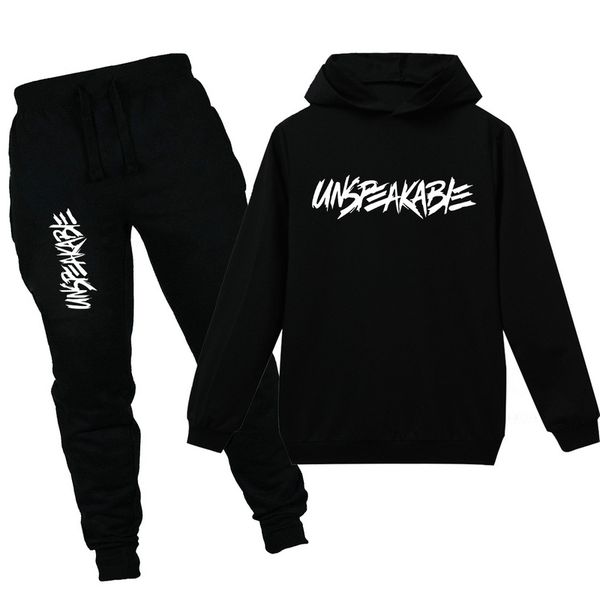 spring and autumn children's cartoon apex legends unspeakable cotton boys and girls trousers + long-sleeved hoodie suit clothing, White 
spring and autumn children's cartoon apex legends unspeakable cotton boys and girls trousers + long-sleeved hoodie suit clothing, White