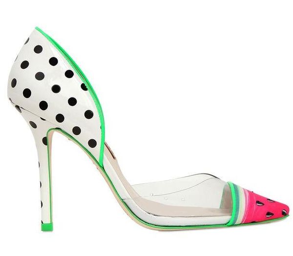 sophia webster women's leatherr sandals, stylish colored printed watermelon pointed pumps with shallow stilettos, size: 34-42, Black
sophia webster women's leatherr sandals, stylish colored printed watermelon pointed pumps with shallow stilettos, size: 34-42, Black