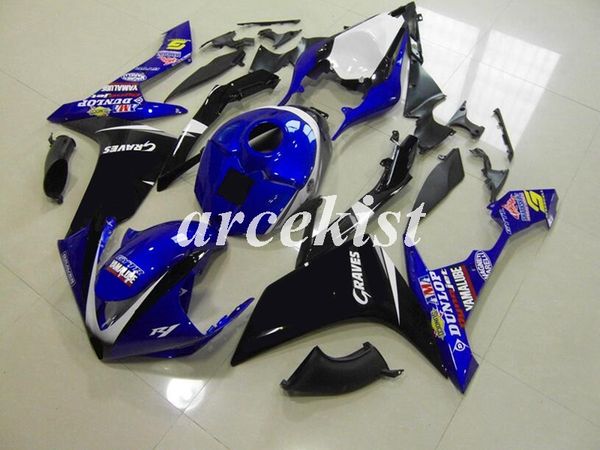 injection mold new abs motorcycle full fairings kit fit for yamaha yzf-r1 2007 2008 07 08 add tank cover bodywork set blue black 
injection mold new abs motorcycle full fairings kit fit for yamaha yzf-r1 2007 2008 07 08 add tank cover bodywork set blue black