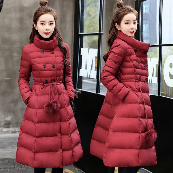 women's down & parkas women winter jacket adjustable waist cotton padded stand collar long quilted coat purple warm c5959, Black
women's down & parkas women winter jacket adjustable waist cotton padded stand collar long quilted coat purple warm c5959, Black