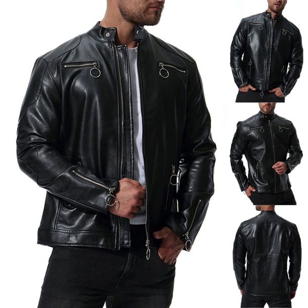 brand men casual male slim autumn and winter men's solid color long-sleeved slim leather down shirt sleeve formal dress, Black;brown
brand men casual male slim autumn and winter men's solid color long-sleeved slim leather down shirt sleeve formal dress, Black;brown