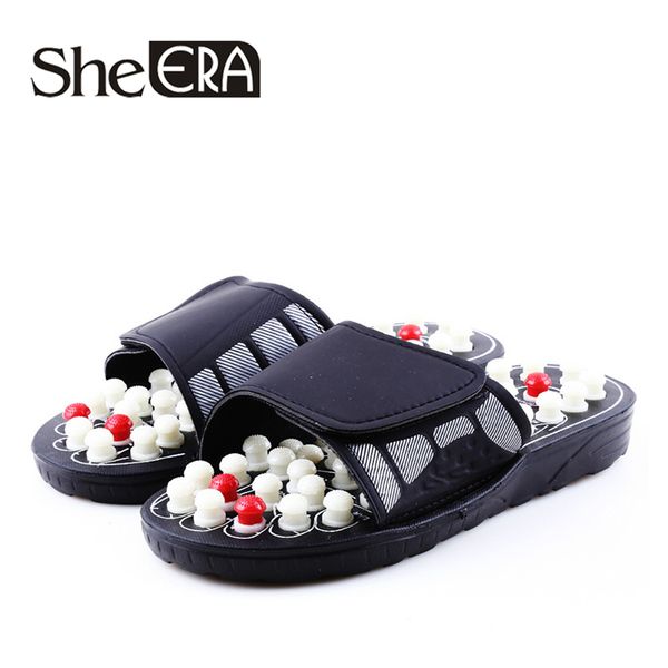 she era new massage slippers sandal for men feet chinese acupressure therapy medical rotating foot massager shoes drop, Black
she era new massage slippers sandal for men feet chinese acupressure therapy medical rotating foot massager shoes drop, Black
