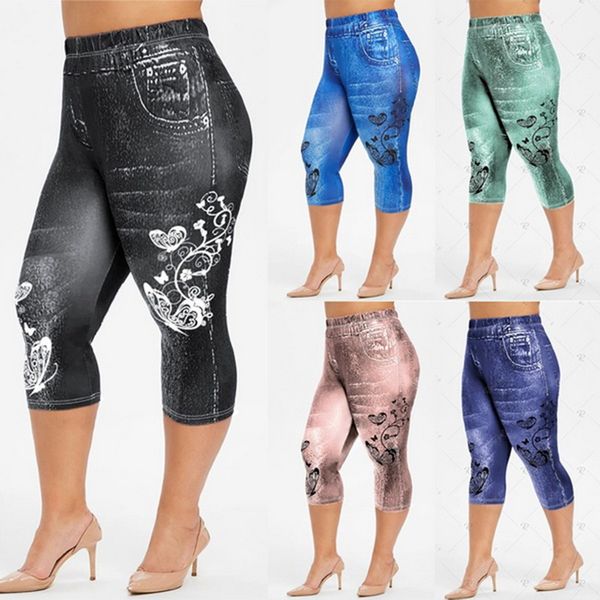 fashion women leggings floral print pencil pants yoga 2020 3xl plus size casual high waist faux denim trousers leggings, White;red
fashion women leggings floral print pencil pants yoga 2020 3xl plus size casual high waist faux denim trousers leggings, White;red