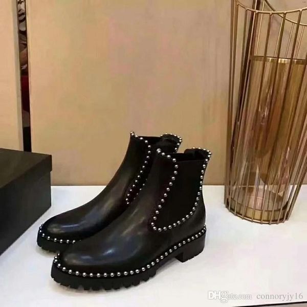 18ss women fashion thin heel shoes fashion luxury designer women shoes superstars rivet boots half boots women dress shoes, Black
18ss women fashion thin heel shoes fashion luxury designer women shoes superstars rivet boots half boots women dress shoes, Black