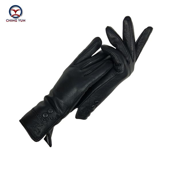 ching yun 2019 women' gloves winter genuine leather buckskin woman flannel lining female black about button fashion mittens, Blue;gray
ching yun 2019 women' gloves winter genuine leather buckskin woman flannel lining female black about button fashion mittens, Blue;gray