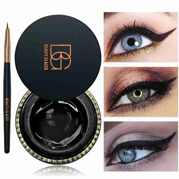 beauty glazed colourful eyeliner gel makeup long-lasting water-proof creamy eyeliner water-resistant cream with brush
beauty glazed colourful eyeliner gel makeup long-lasting water-proof creamy eyeliner water-resistant cream with brush