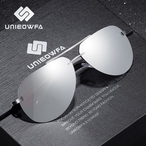 unieowfa male rimless aviation sunglasses men hd polarized silver mirror sports eyewear uv400 polaroid sun glasses for men pilot t200108
unieowfa male rimless aviation sunglasses men hd polarized silver mirror sports eyewear uv400 polaroid sun glasses for men pilot t200108
