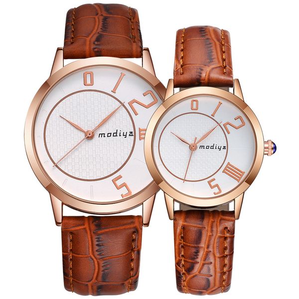 zerotime #501 2019 new fashion waterproof leather band quartz analog wrist couple watches ing, Slivery;brown
zerotime #501 2019 new fashion waterproof leather band quartz analog wrist couple watches ing, Slivery;brown