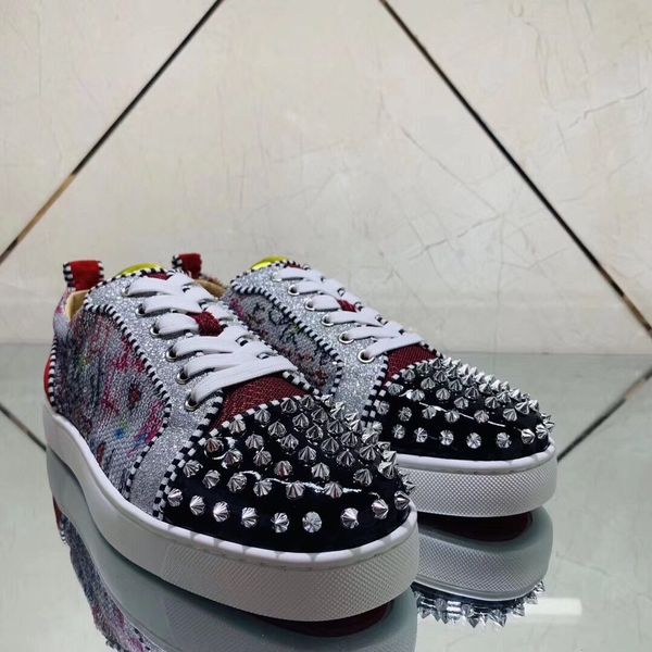 party dress doodle red bottom sneakers spikes men women shoes luxury designer print pik pik no limit rare studs and rhinestones graffiti, Black
party dress doodle red bottom sneakers spikes men women shoes luxury designer print pik pik no limit rare studs and rhinestones graffiti, Black