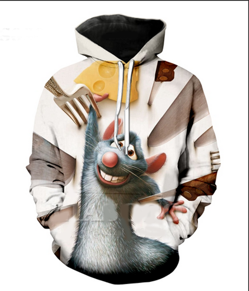 new fashion 3d hd print men women movie ratatouille pullover hoodies street wear casual hip hop pockets sweatshirt clothing zg0173, Black
new fashion 3d hd print men women movie ratatouille pullover hoodies street wear casual hip hop pockets sweatshirt clothing zg0173, Black