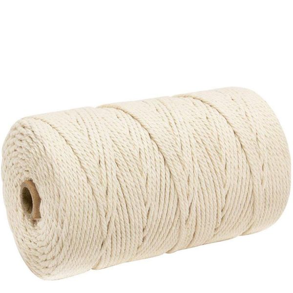 1 roll macrame cotton cord diameter 3 mm cotton rope for wall hanging craft art diy handmade dream catcher home decor 0712#, Black;white
1 roll macrame cotton cord diameter 3 mm cotton rope for wall hanging craft art diy handmade dream catcher home decor 0712#, Black;white