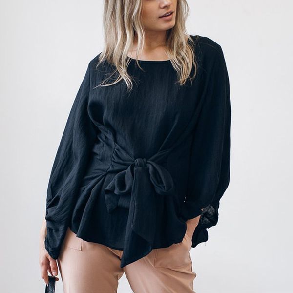 women's blouses & shirts casual loose women blouse 2021 autumn fashion office lady shirt long sleeve bow clothing sj3670v, White
women's blouses & shirts casual loose women blouse 2021 autumn fashion office lady shirt long sleeve bow clothing sj3670v, White