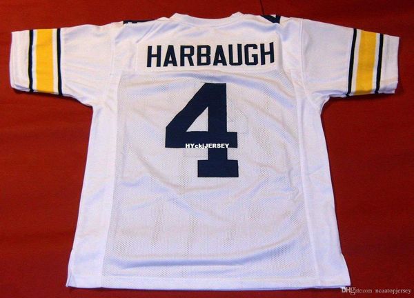 retro #4 jim harbaugh custom jersey um white mens stitching college size s-5xl football jerseys ncaa, Black;red
retro #4 jim harbaugh custom jersey um white mens stitching college size s-5xl football jerseys ncaa, Black;red