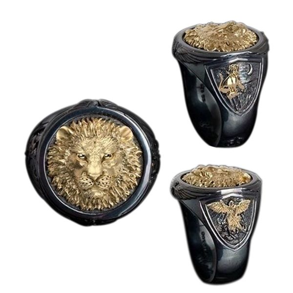 мужчины кольца мода властный черный африканский prairie король 18k pure gold lion алмазные размер ювелирных изделий 6-13, Silver
мужчины кольца мода властный черный африканский prairie король 18k pure gold lion алмазные размер ювелирных изделий 6-13, Silver