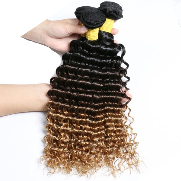 brazilian deep wave bundle deals ombre deep curly 3pcs/lot color 1b 4 27 honey blonde human hair weave extensions, Black
brazilian deep wave bundle deals ombre deep curly 3pcs/lot color 1b 4 27 honey blonde human hair weave extensions, Black