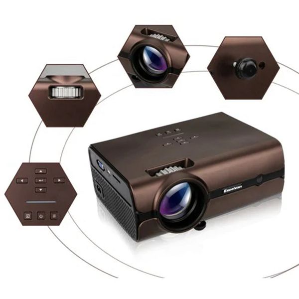 excelvan bl - 46 1080p multimedia lcd projector - brown eu,2000 lumens brightness and 800 x 480 high resolution 
excelvan bl - 46 1080p multimedia lcd projector - brown eu,2000 lumens brightness and 800 x 480 high resolution