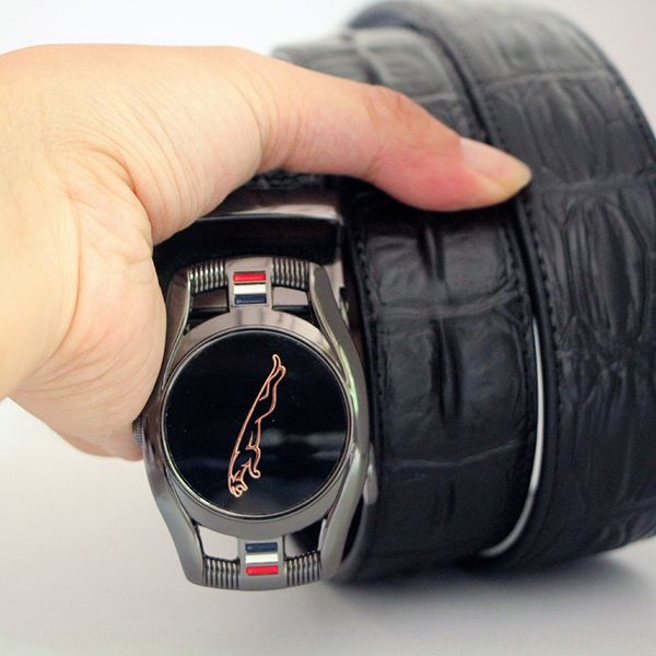 automatic buckle men's crocodile pattern two-layer cowhide men's stylistic appearance automatic buckle belt leopard-headed belt, Black;brown
automatic buckle men's crocodile pattern two-layer cowhide men's stylistic appearance automatic buckle belt leopard-headed belt, Black;brown