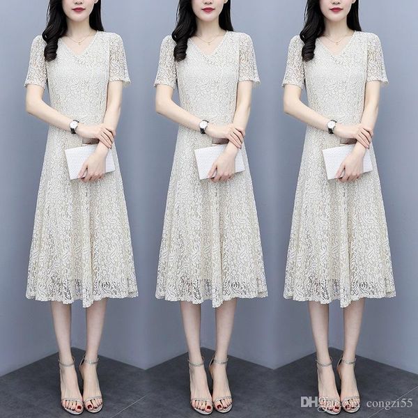new women floral lace dresses short sleeve party casual color black mini dress high-quality noble show temperament skirt size -5xl, Black;gray
new women floral lace dresses short sleeve party casual color black mini dress high-quality noble show temperament skirt size -5xl, Black;gray