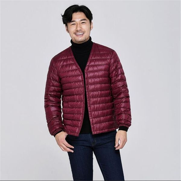 nice spring and autumn ultra-light down jacket 81% white duck down parkas lightweight warm v-neck slim short jacket men, Black
nice spring and autumn ultra-light down jacket 81% white duck down parkas lightweight warm v-neck slim short jacket men, Black