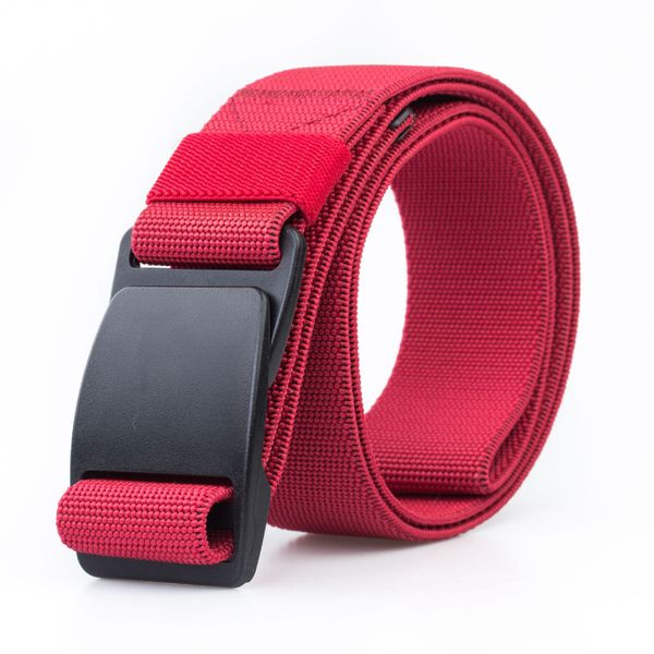 tactical men's elastic belt black plastic buckle army military adjustable outdoor waistband plastic fastener leisure belts blue, Black;brown
tactical men's elastic belt black plastic buckle army military adjustable outdoor waistband plastic fastener leisure belts blue, Black;brown