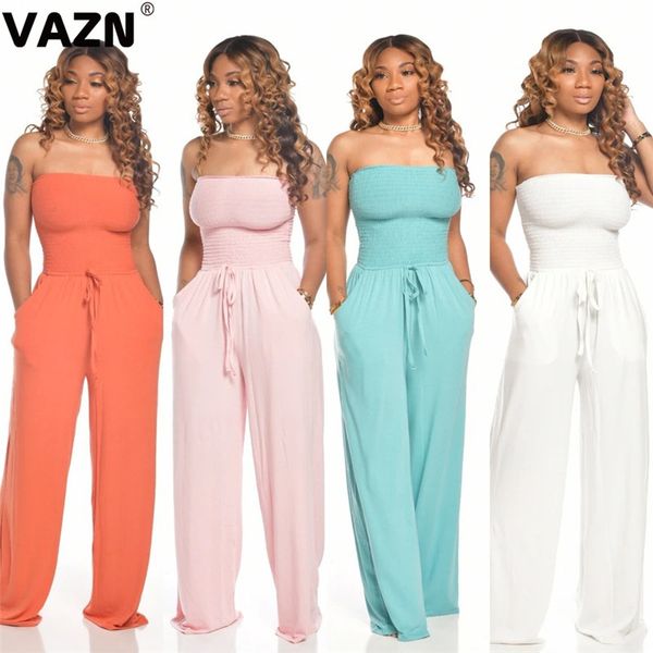 vazn sweet 2020 summer lady 8 colors solid long straight jumpsuit strapless elastic jumpsuit lady fashion new, Black;white
vazn sweet 2020 summer lady 8 colors solid long straight jumpsuit strapless elastic jumpsuit lady fashion new, Black;white