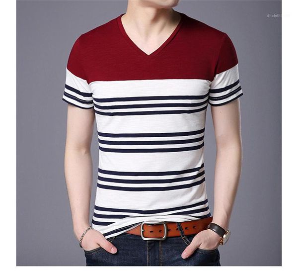 designer t shirts v neck short sleeves male clothing casual fashion summer mens apparel striped print mens, White;black
designer t shirts v neck short sleeves male clothing casual fashion summer mens apparel striped print mens, White;black