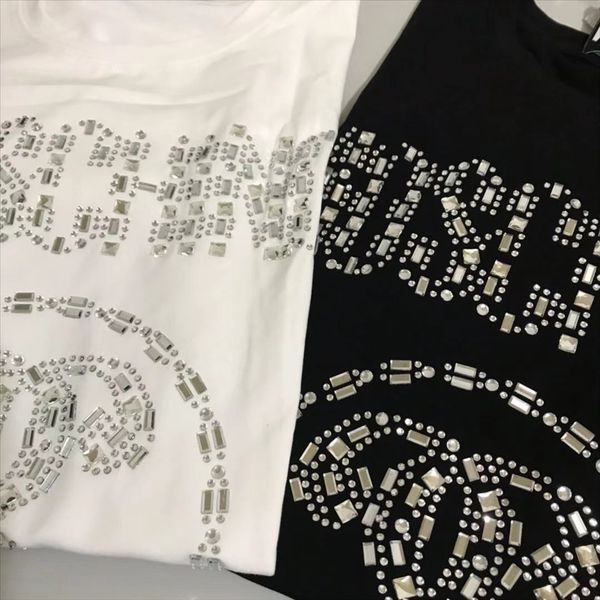 medium-length t-shirt 2020 morning heavy industry rhinestone drill double question mark letter all-match loose short-sleeved t-shirt, White
medium-length t-shirt 2020 morning heavy industry rhinestone drill double question mark letter all-match loose short-sleeved t-shirt, White